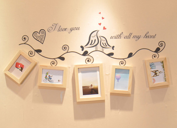 大小相框簡單組合的相框墻11 大小相框簡單組合的相框墻11
