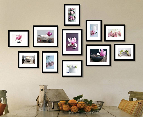 錯落排放的相框墻11 錯落排放的相框墻11